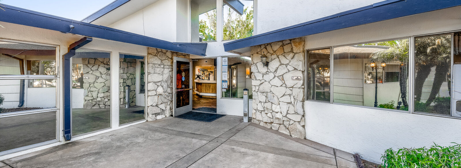 Hayward's main entrance